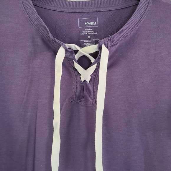 Sonoma Intimates The Everyday Lounge Essentials Lightweight Sweatshirt - Picture 3 of 5